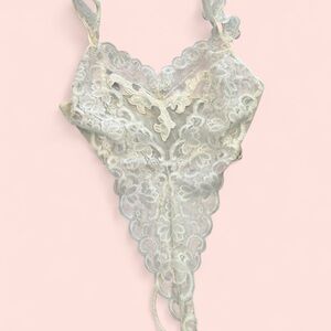 Vintage Victoria's Secret Lace Bodysuit